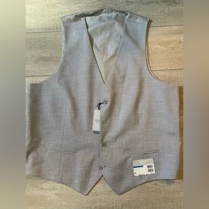 Alfani slim fit stretch XL light grey vest